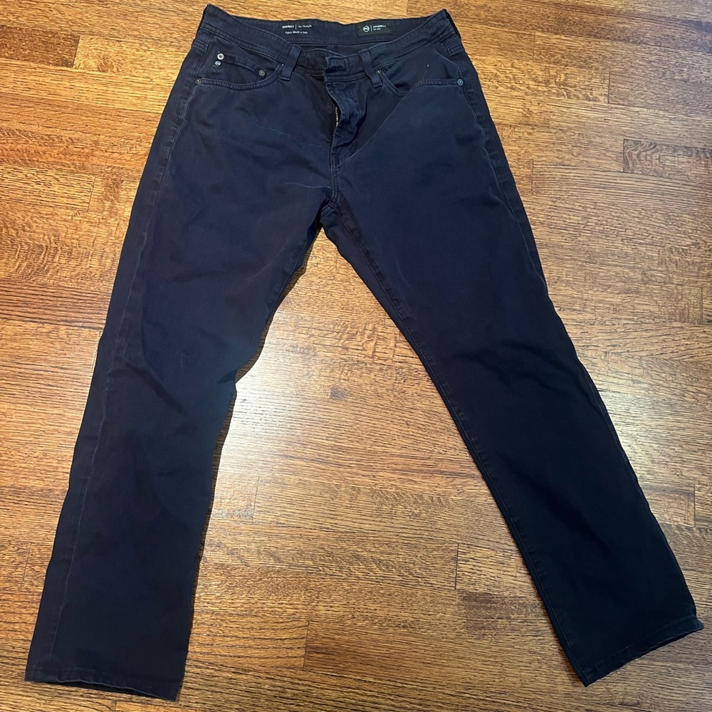 AG Men’s Everett sueded navy pants 31x32